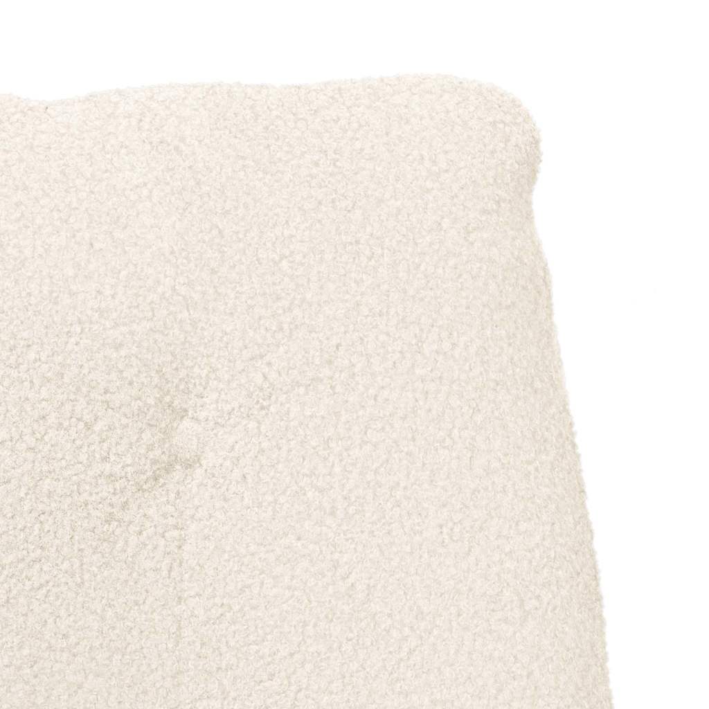 vidaXL fotel Kremowy 69 x 74 x 93 cm Tkanina sherpa