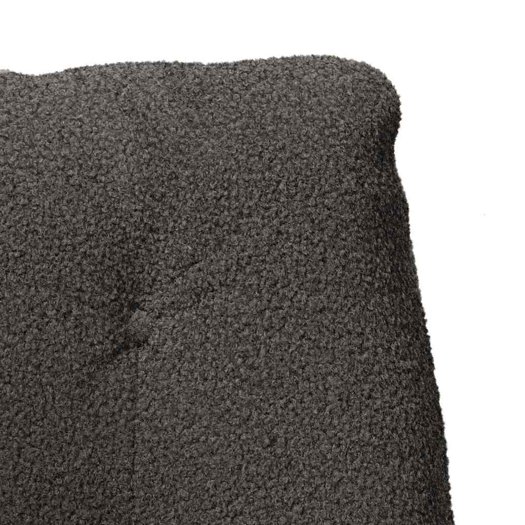 vidaXL fotel Ciemnoszary 69 x 74 x 93 cm Tkanina sherpa