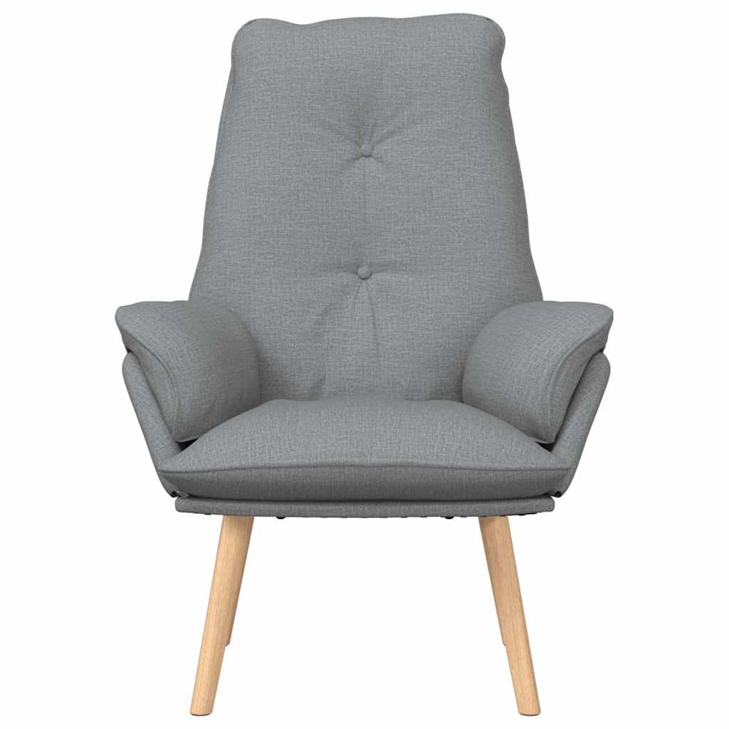 vidaXL fotel Jasnoszary 69 x 74 x 93 cm Tkanina i sklejka