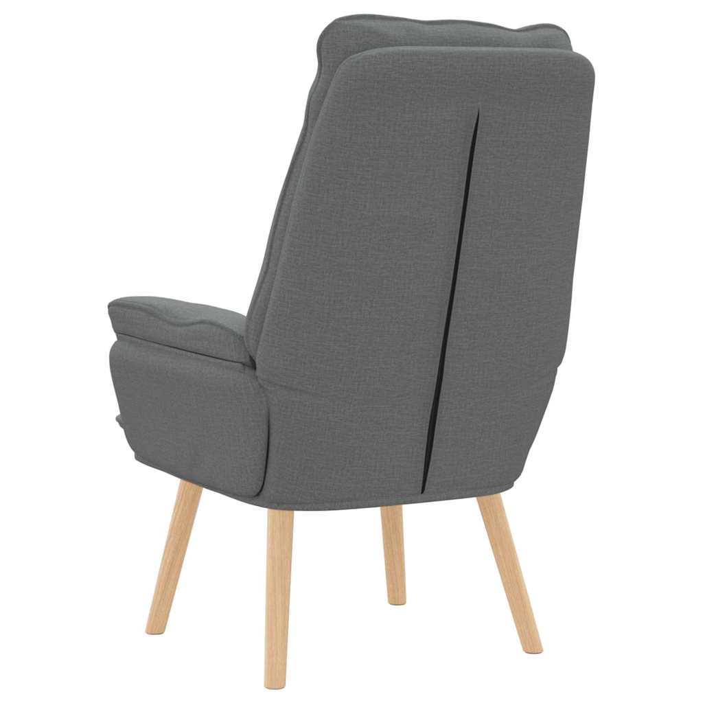 vidaXL fotel Ciemnoszary 69 x 74 x 93 cm Tkanina i sklejka
