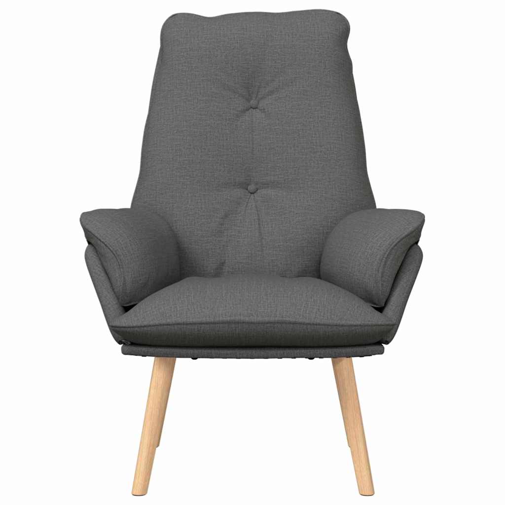vidaXL fotel Ciemnoszary 69 x 74 x 93 cm Tkanina i sklejka