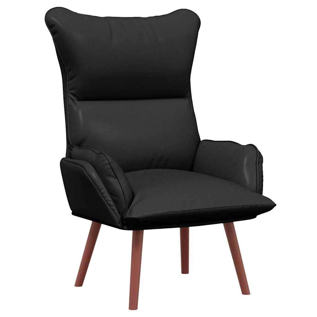 vidaXL fotel Czarny 69 x 74 x 93 cm Sztuczna skóra