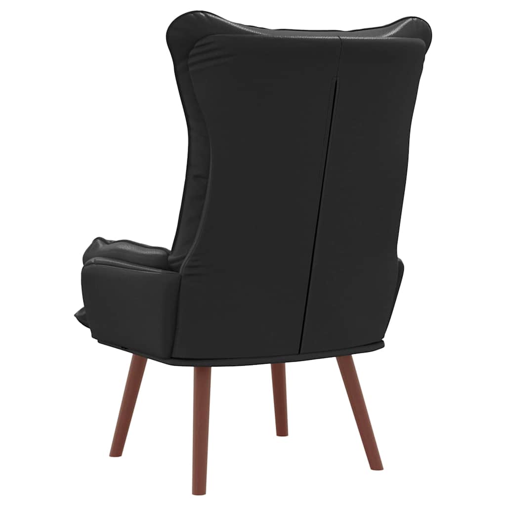 vidaXL fotel Czarny 69 x 74 x 93 cm Sztuczna skóra