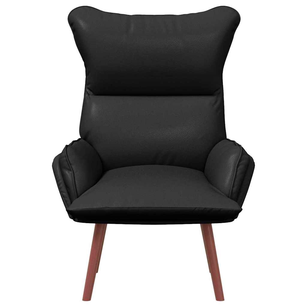 vidaXL fotel Czarny 69 x 74 x 93 cm Sztuczna skóra