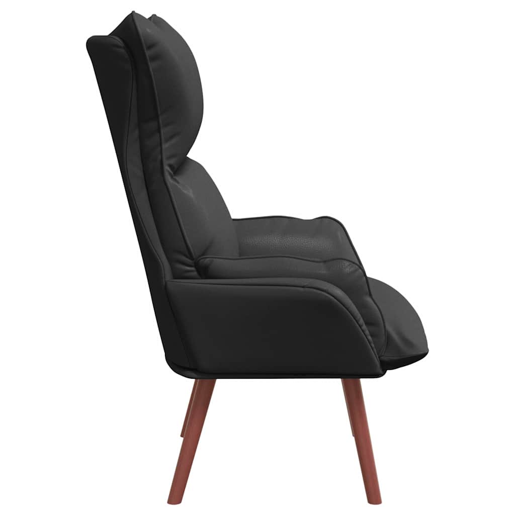 vidaXL fotel Czarny 69 x 74 x 93 cm Sztuczna skóra