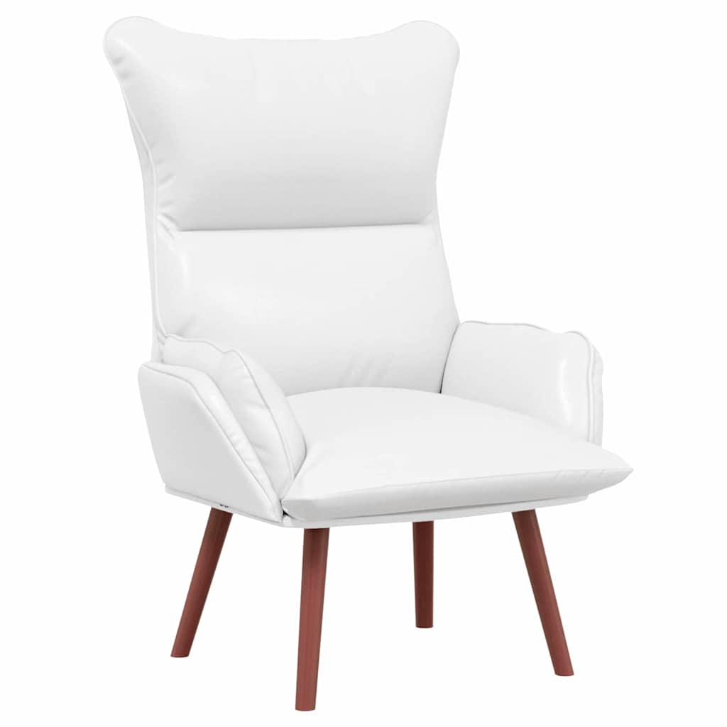 vidaXL fotel Biały 69 x 74 x 93 cm Sztuczna skóra