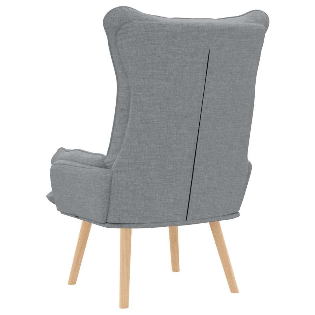 vidaXL fotel Jasnoszary 69 x 74 x 93 cm Tkanina i sklejka