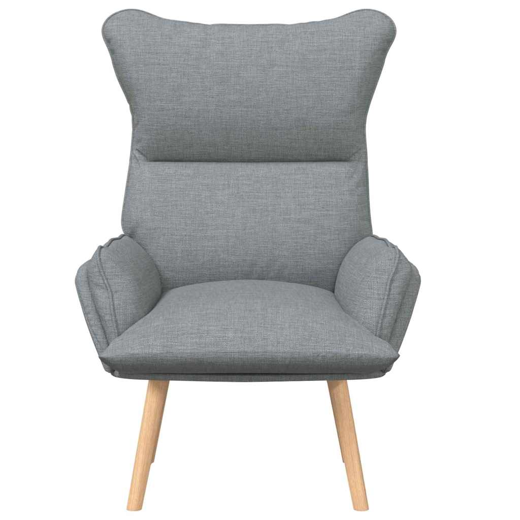 vidaXL fotel Jasnoszary 69 x 74 x 93 cm Tkanina i sklejka