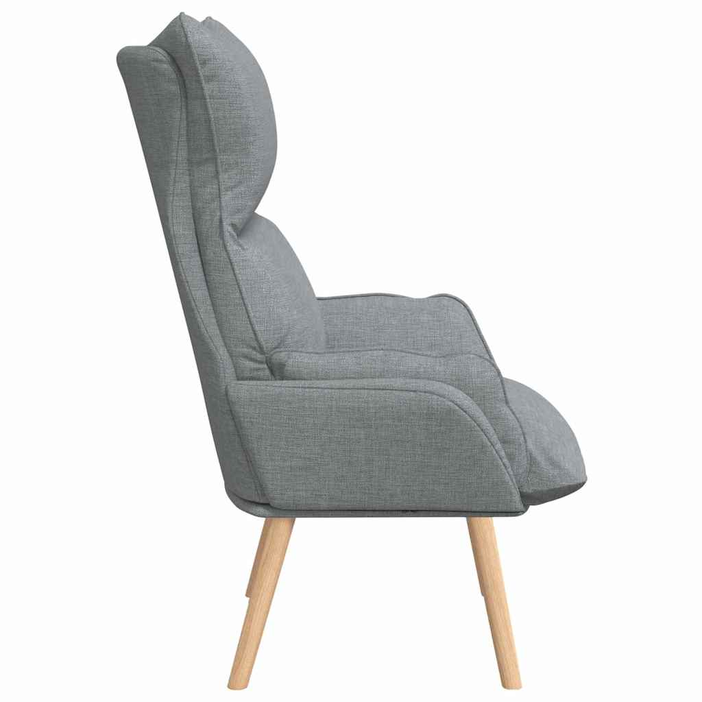 vidaXL fotel Jasnoszary 69 x 74 x 93 cm Tkanina i sklejka