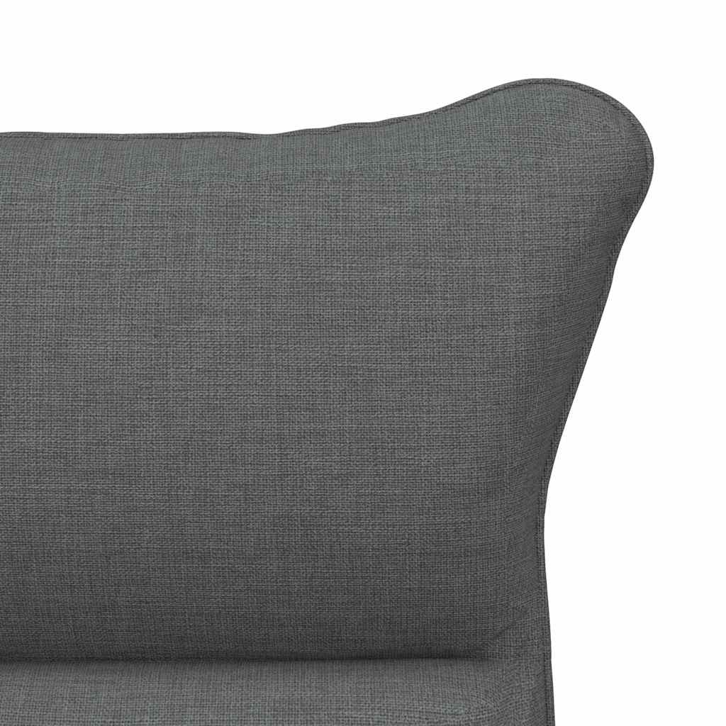 vidaXL fotel Ciemnoszary 69 x 74 x 93 cm Tkanina i sklejka