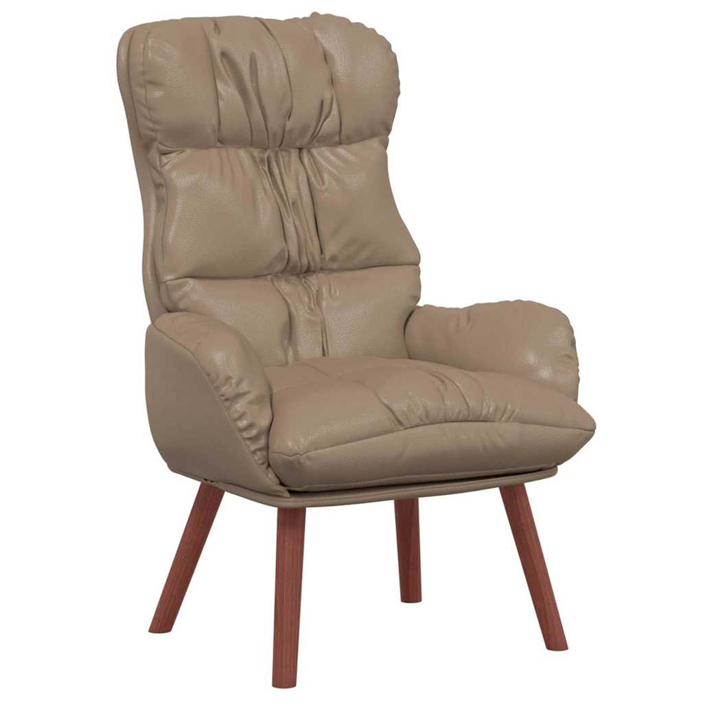 vidaXL fotel Cappuccino 69 x 74 x 93 cm Sztuczna skóra