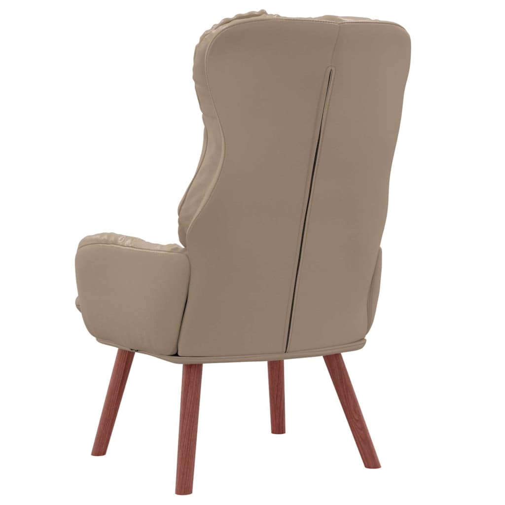 vidaXL fotel Cappuccino 69 x 74 x 93 cm Sztuczna skóra