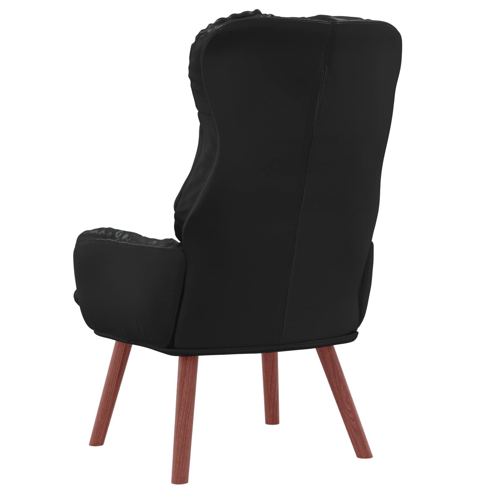 vidaXL fotel Czarny 69 x 74 x 93 cm Sztuczna skóra