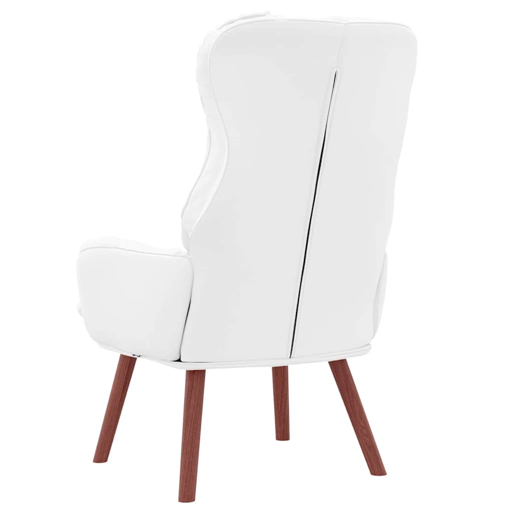 vidaXL fotel Biały 69 x 74 x 93 cm Sztuczna skóra