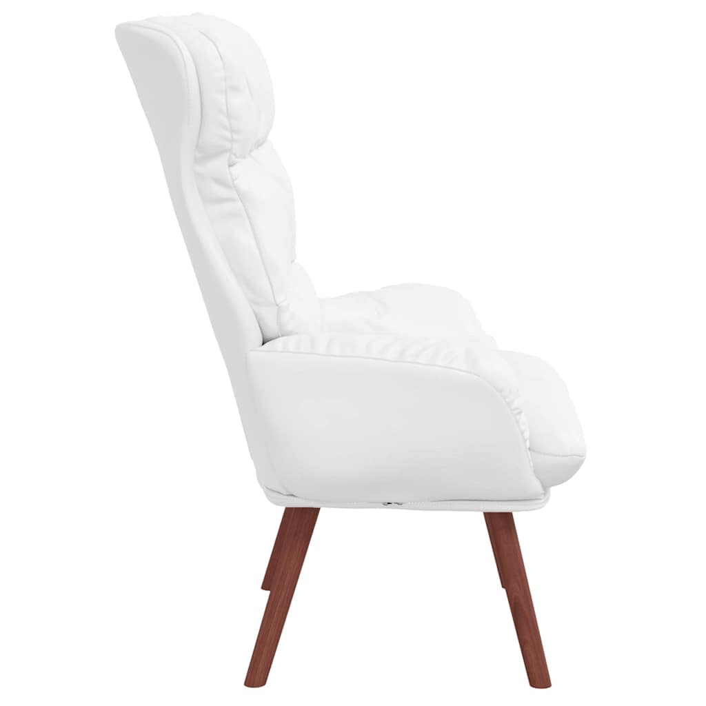 vidaXL fotel Biały 69 x 74 x 93 cm Sztuczna skóra