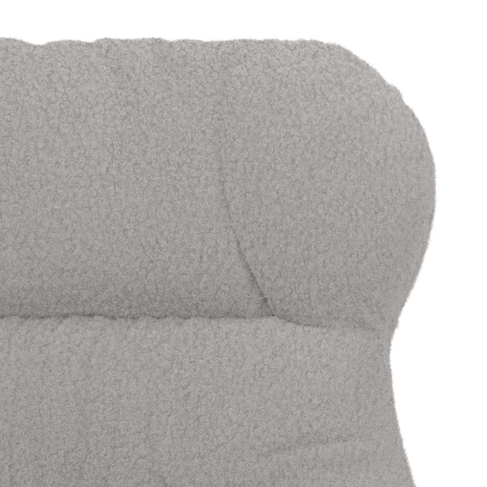 vidaXL fotel Jasnoszary 69 x 74 x 93 cm Tkanina sherpa