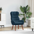 vidaXL fotel Niebieski 69 x 74 x 93 cm Aksamit