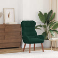 vidaXL fotel Ciemna zieleń 69 x 74 x 93 cm Aksamit