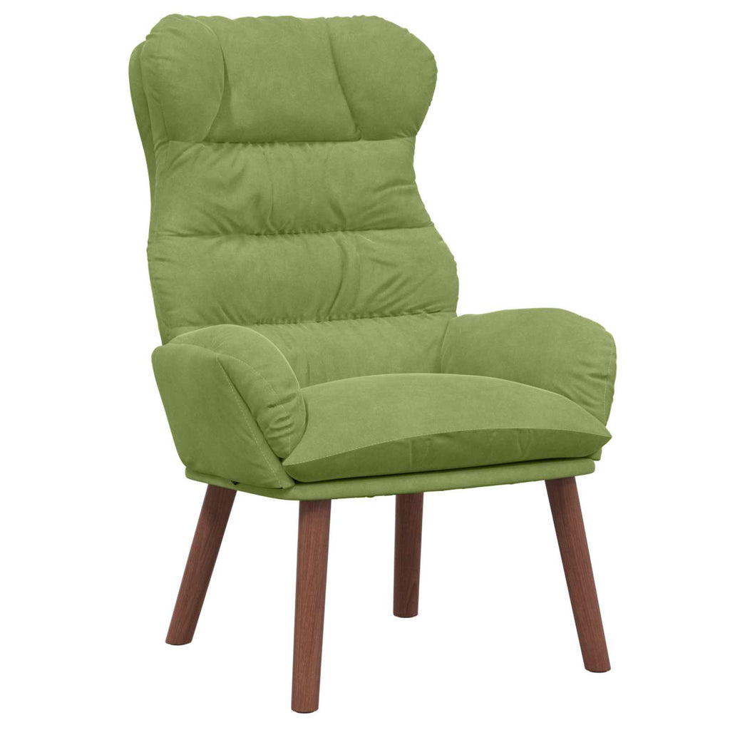 vidaXL fotel Jasnozielony 69 x 74 x 93 cm Aksamit