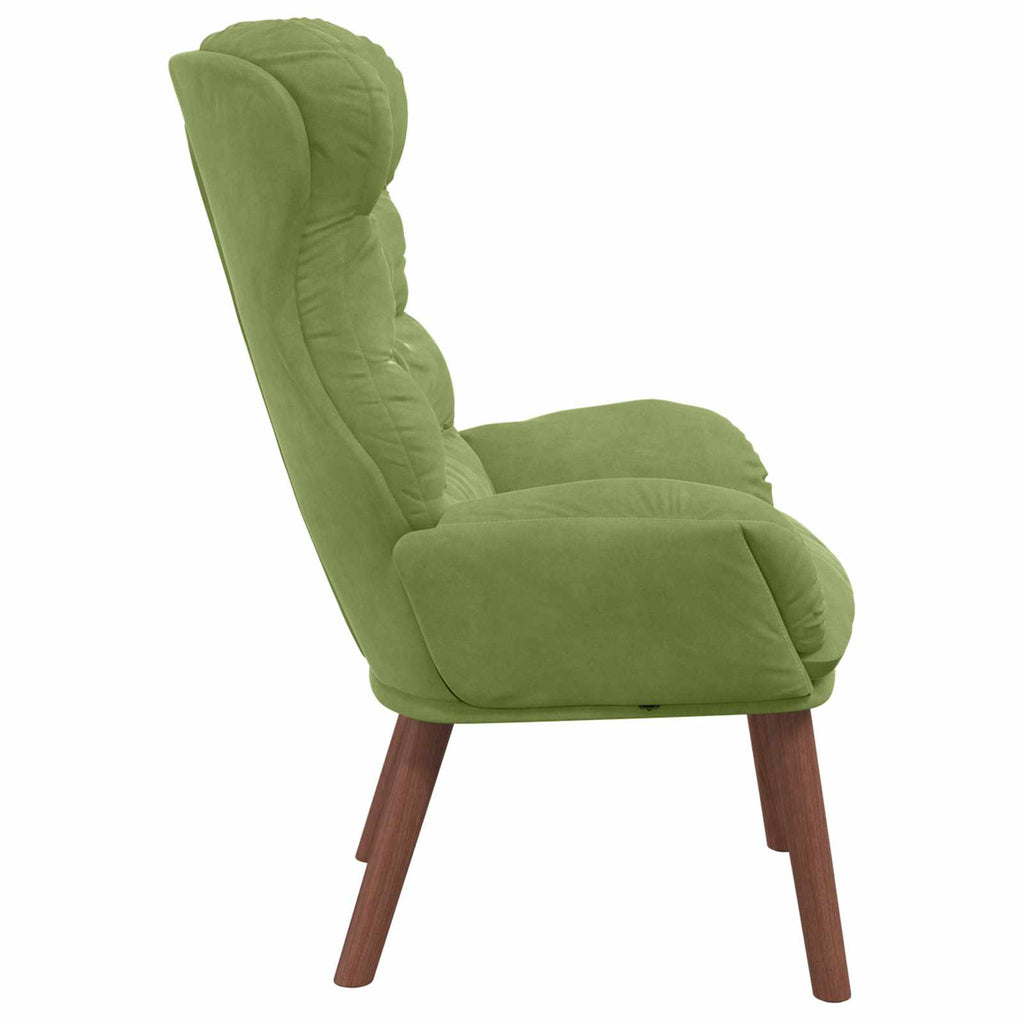 vidaXL fotel Jasnozielony 69 x 74 x 93 cm Aksamit