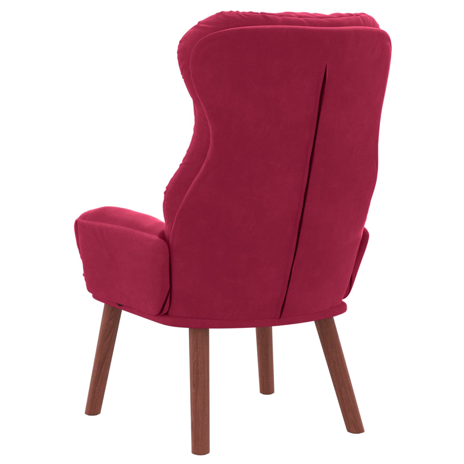 vidaXL fotel Czerwone wino 69 x 74 x 93 cm Aksamit
