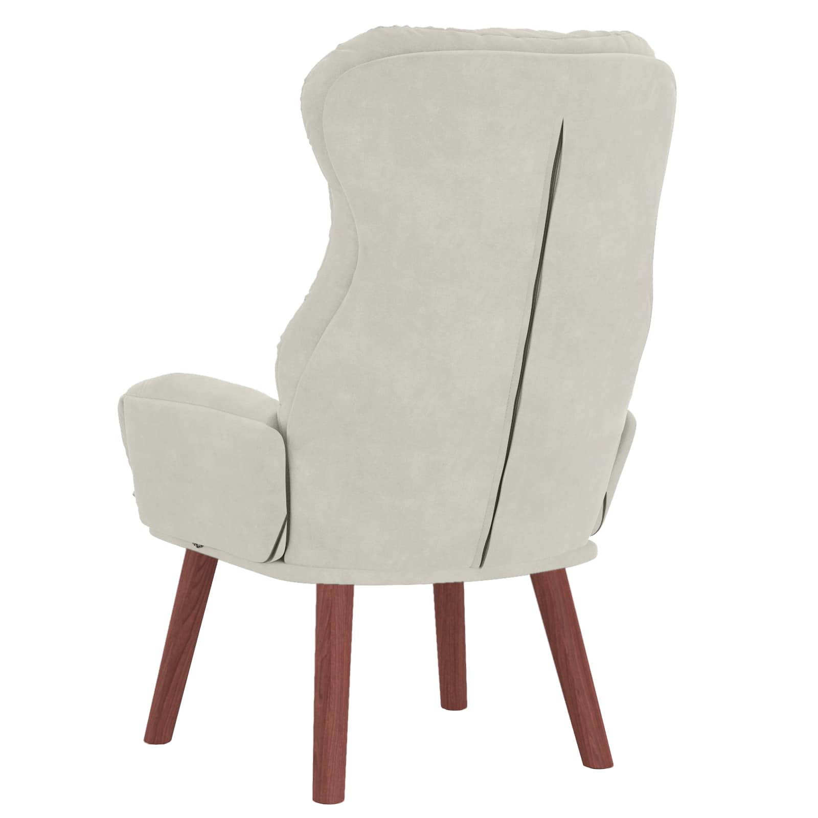 vidaXL fotel Kremowy 69 x 74 x 93 cm Aksamit