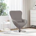 vidaXL Fotel jajo Ciemnoszary 63 x 73 x 90 cm tkanina
