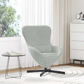 vidaXL Fotel jajo Jasnoszary 63 x 73 x 90 cm Aksamit