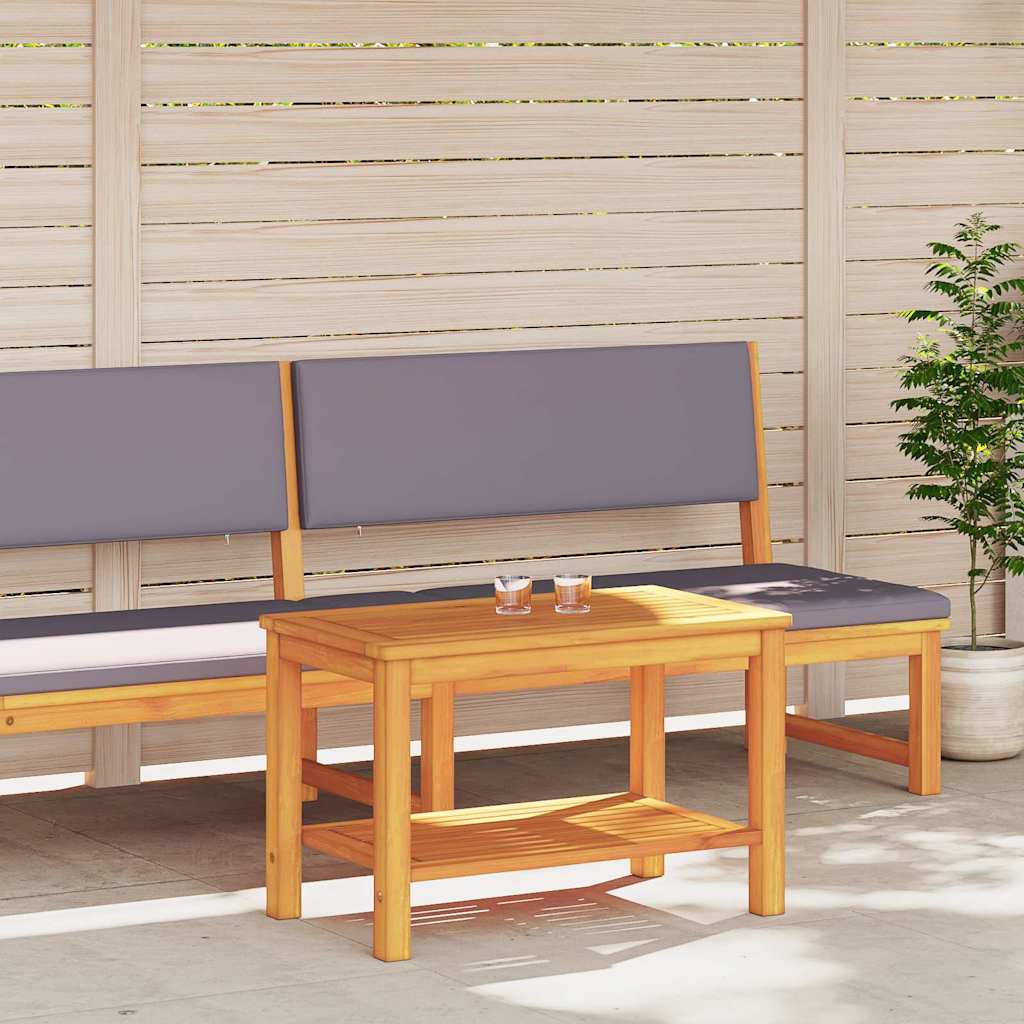vidaXL Stolik boczny Olej Naturalny 70 x 40 x 45 cm Lite Drewno Akacji
