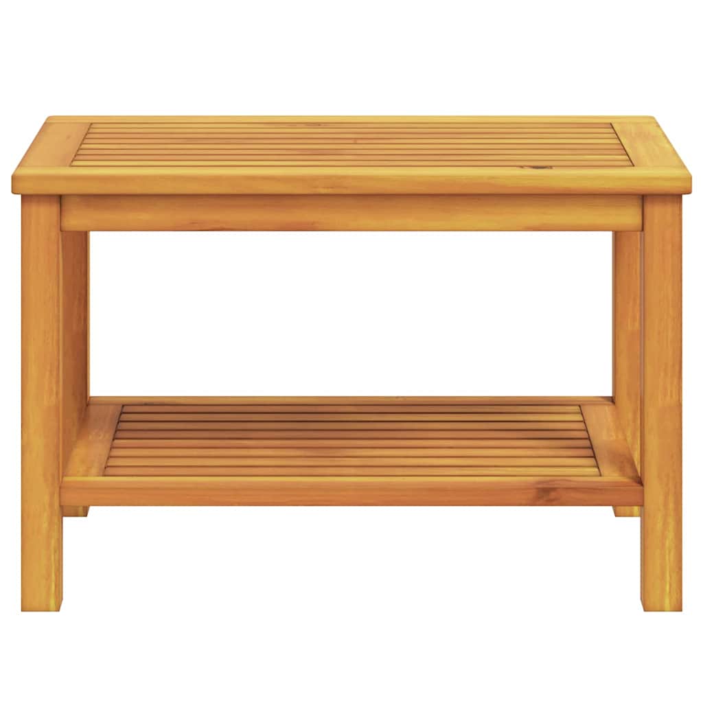 vidaXL Stolik boczny Olej Naturalny 70 x 40 x 45 cm Lite Drewno Akacji
