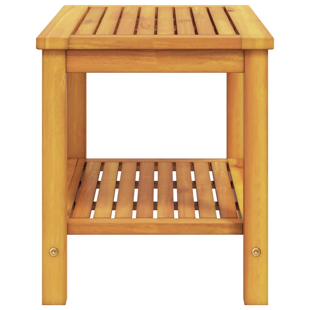 vidaXL Stolik boczny Olej Naturalny 70 x 40 x 45 cm Lite Drewno Akacji