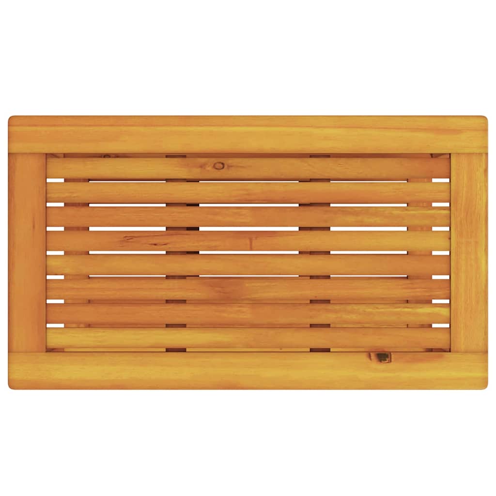 vidaXL Stolik boczny Olej Naturalny 70 x 40 x 45 cm Lite Drewno Akacji
