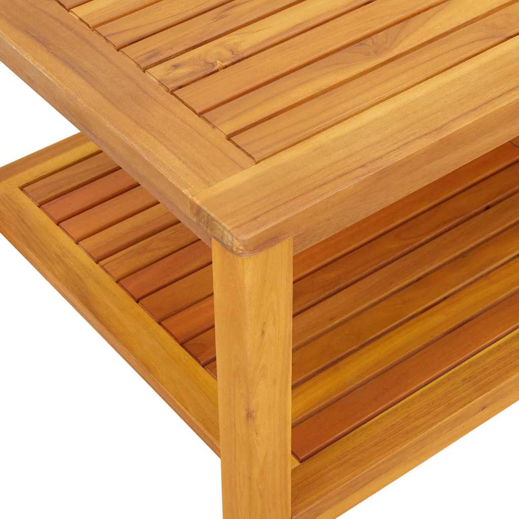 vidaXL Stolik boczny Olej Naturalny 90 x 50 x 45 cm Lite Drewno Akacji