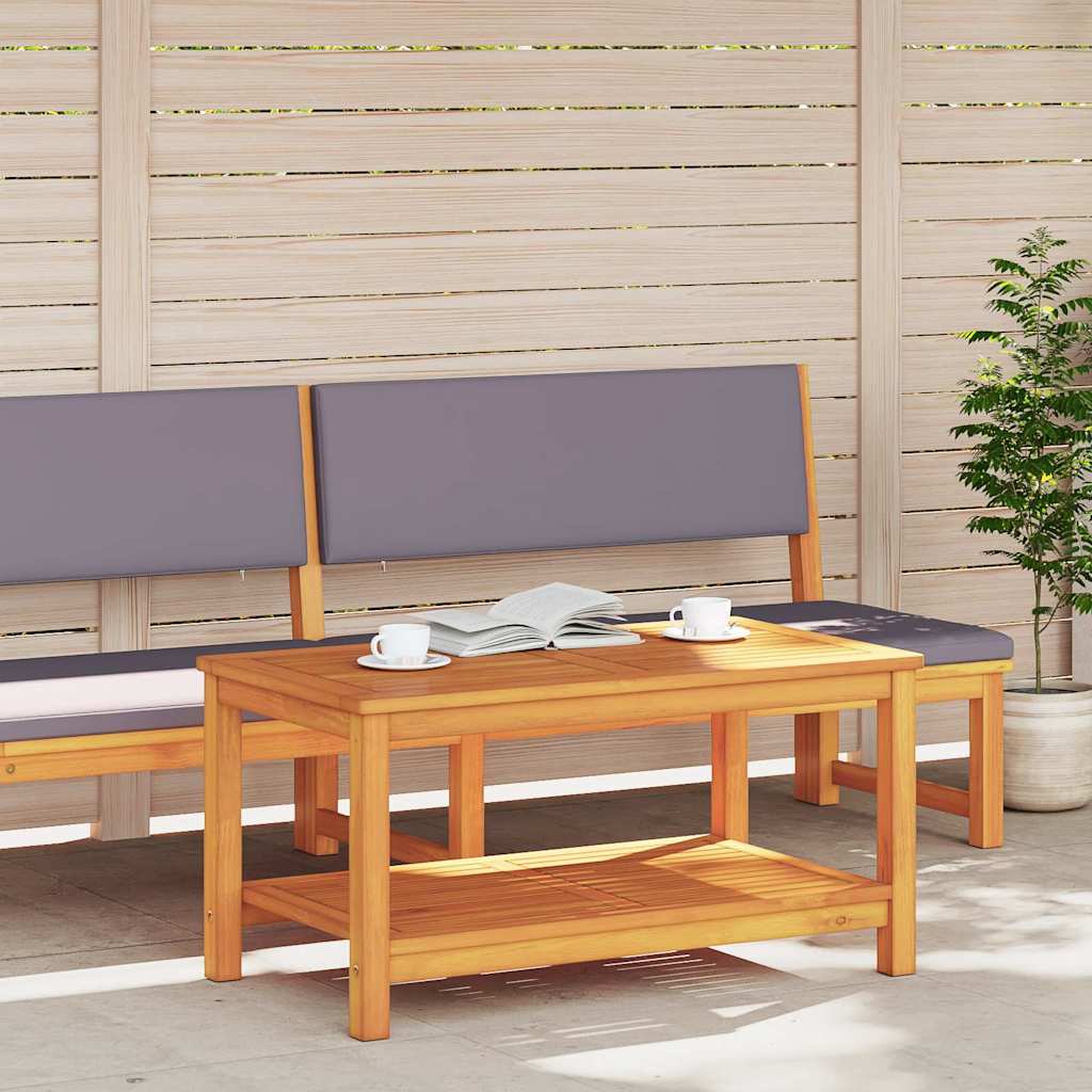 vidaXL Stolik boczny Olej Naturalny 90 x 50 x 45 cm Lite Drewno Akacji