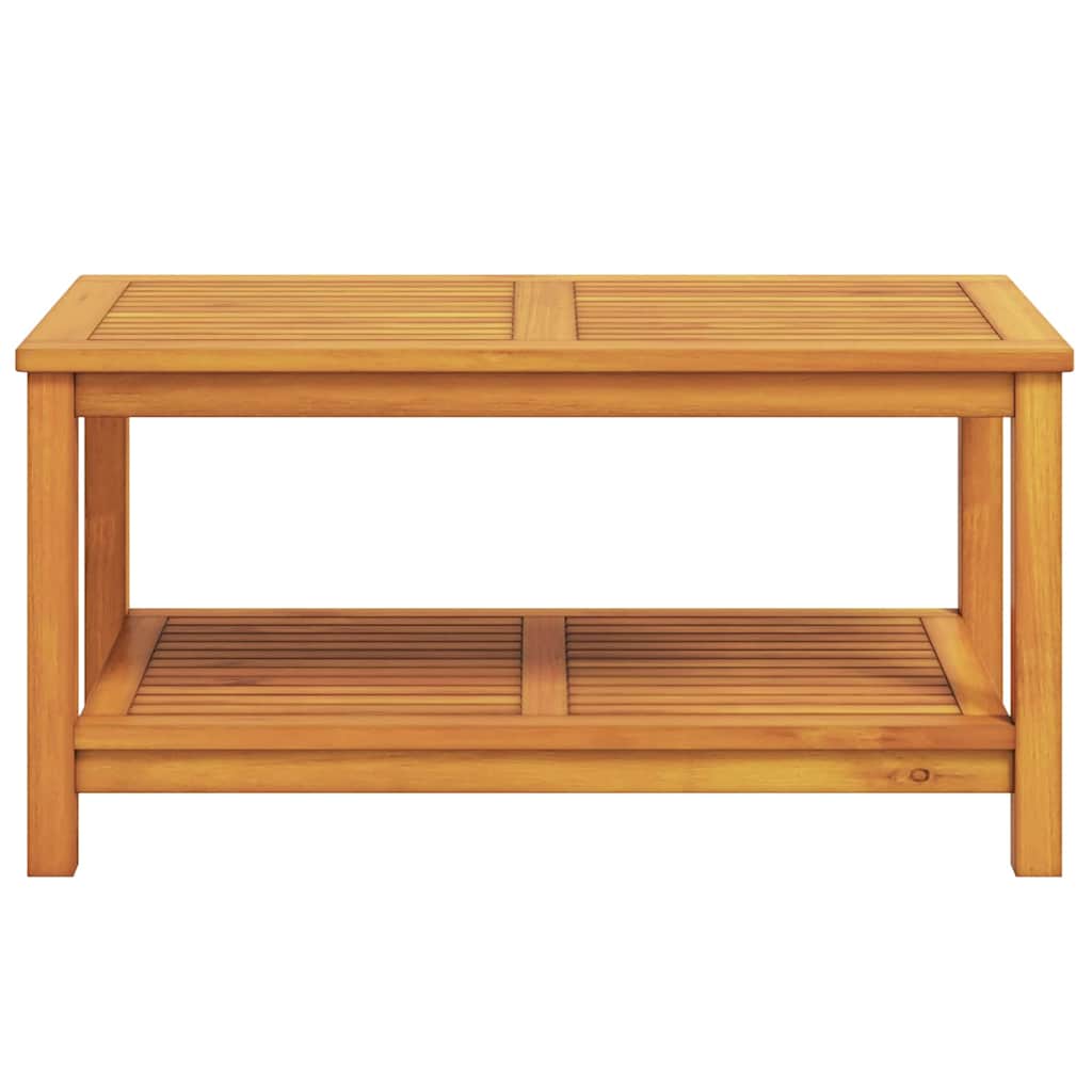 vidaXL Stolik boczny Olej Naturalny 90 x 50 x 45 cm Lite Drewno Akacji