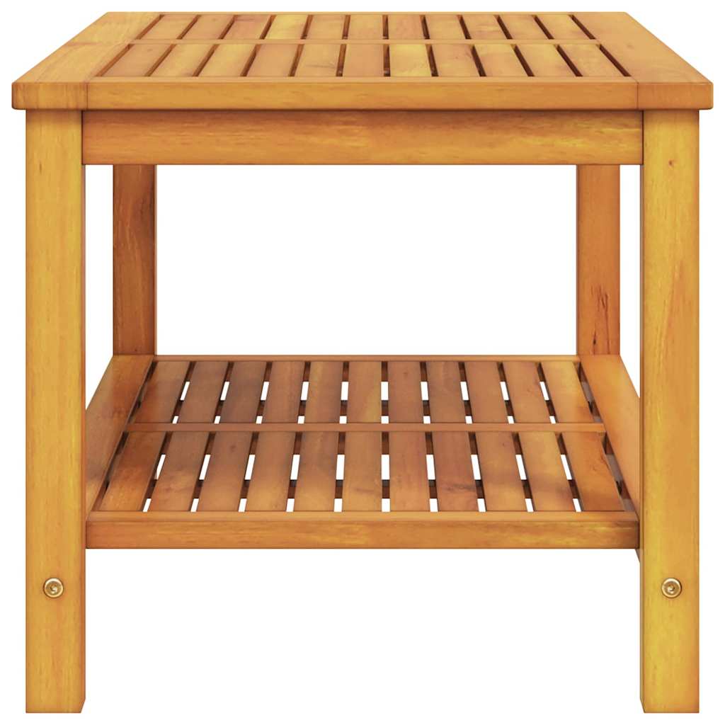 vidaXL Stolik boczny Olej Naturalny 90 x 50 x 45 cm Lite Drewno Akacji
