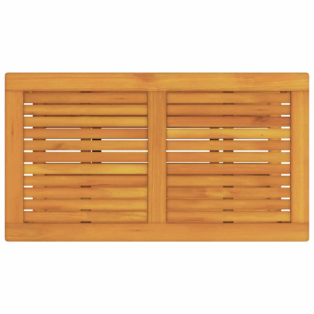 vidaXL Stolik boczny Olej Naturalny 90 x 50 x 45 cm Lite Drewno Akacji