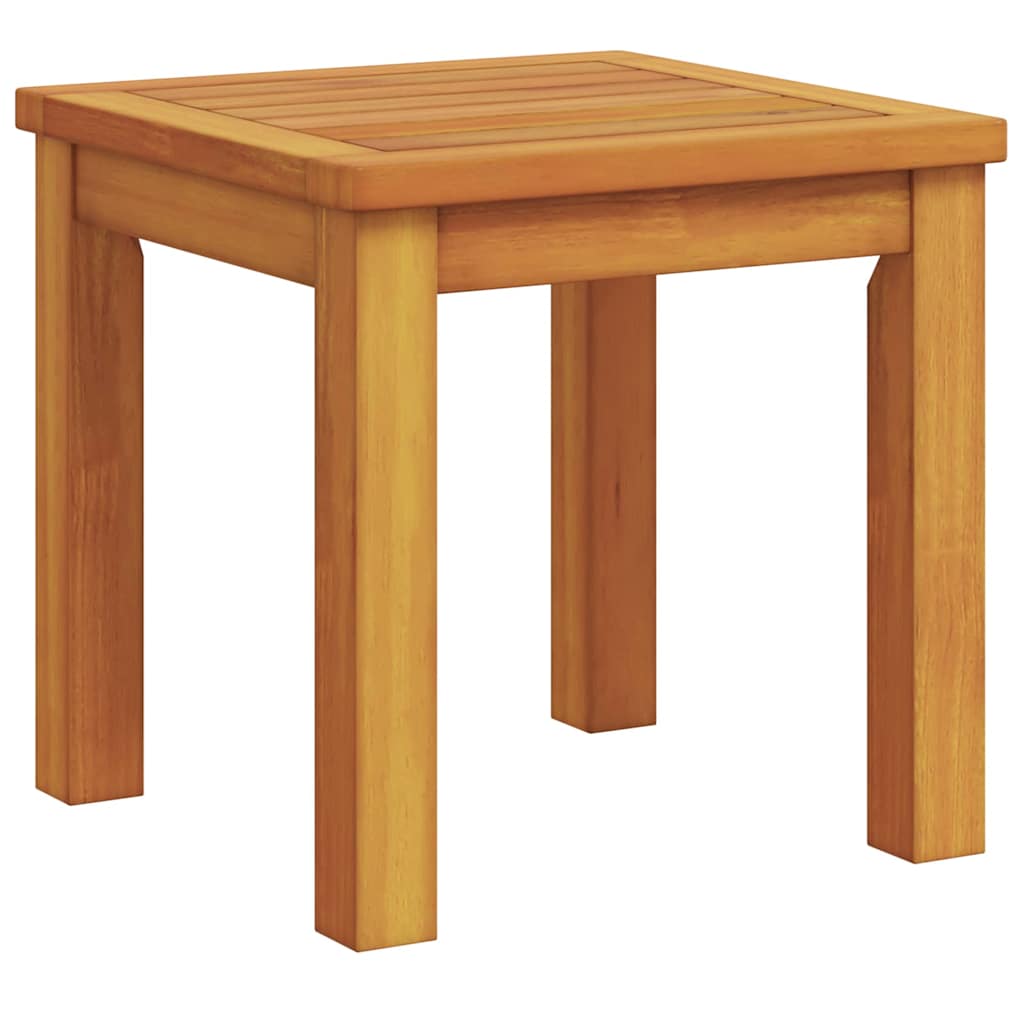 vidaXL Stolik boczny Olej Naturalny 35 x 35 x 34 cm Lite Drewno Akacji