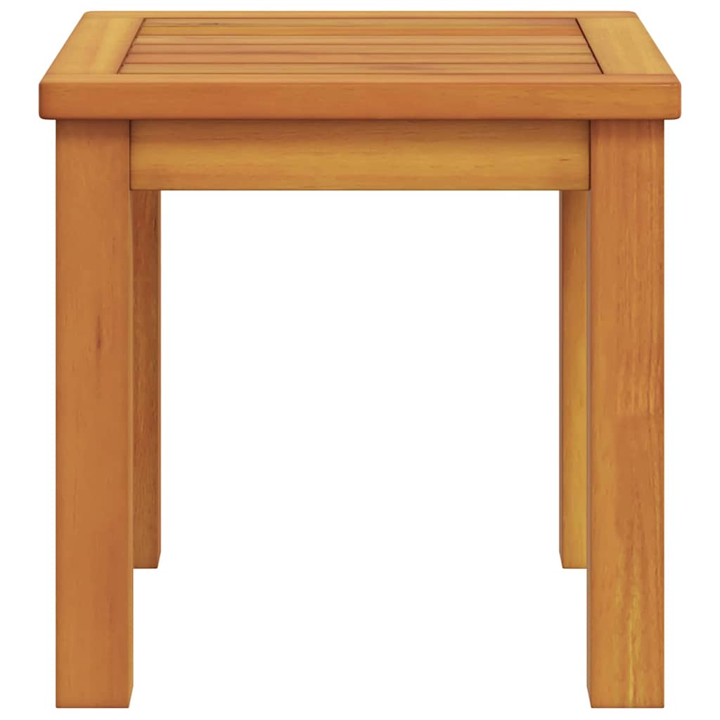 vidaXL Stolik boczny Olej Naturalny 35 x 35 x 34 cm Lite Drewno Akacji