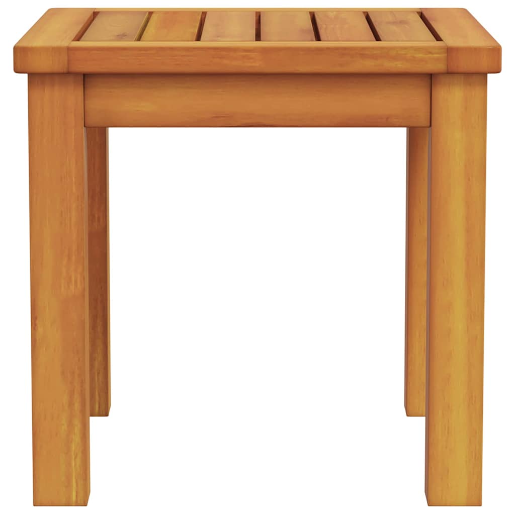 vidaXL Stolik boczny Olej Naturalny 35 x 35 x 34 cm Lite Drewno Akacji