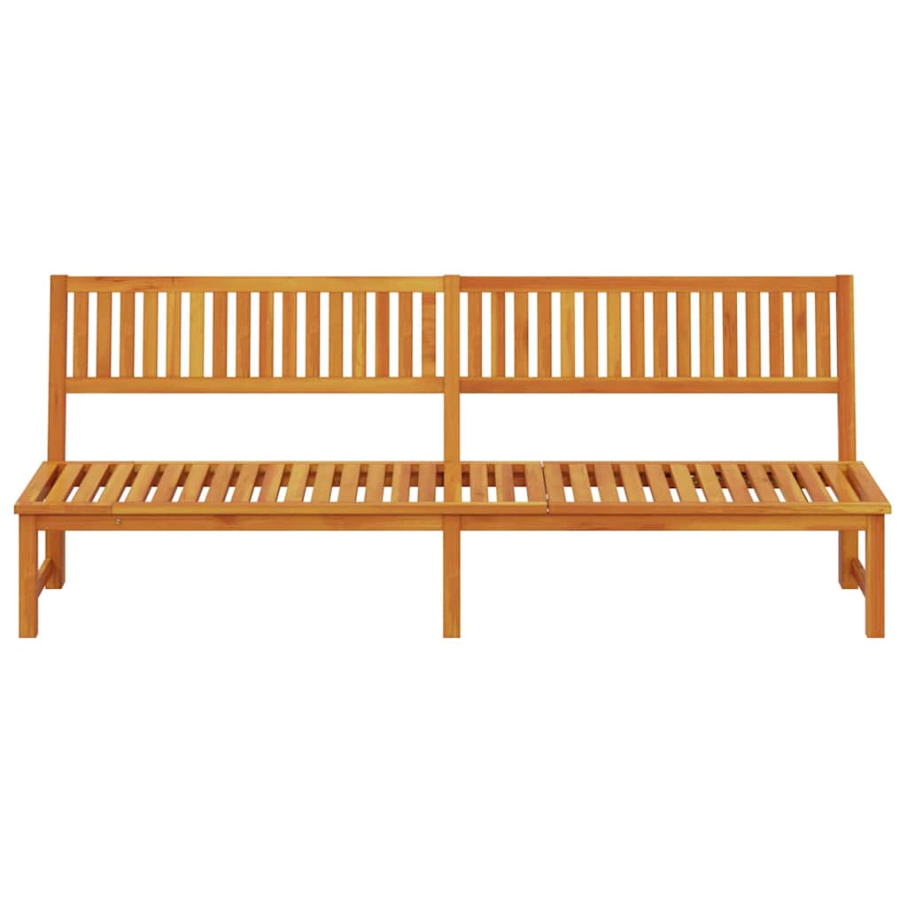 vidaXL Leżak Olej Naturalny 200 x 57 x 75cm Lite drewno akacjowe