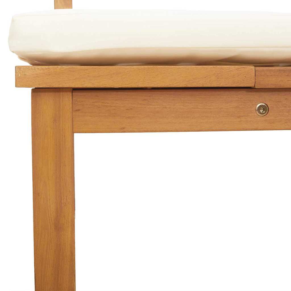 vidaXL Leżak Olej Naturalny 200 x 57 x 75cm Lite drewno akacjowe