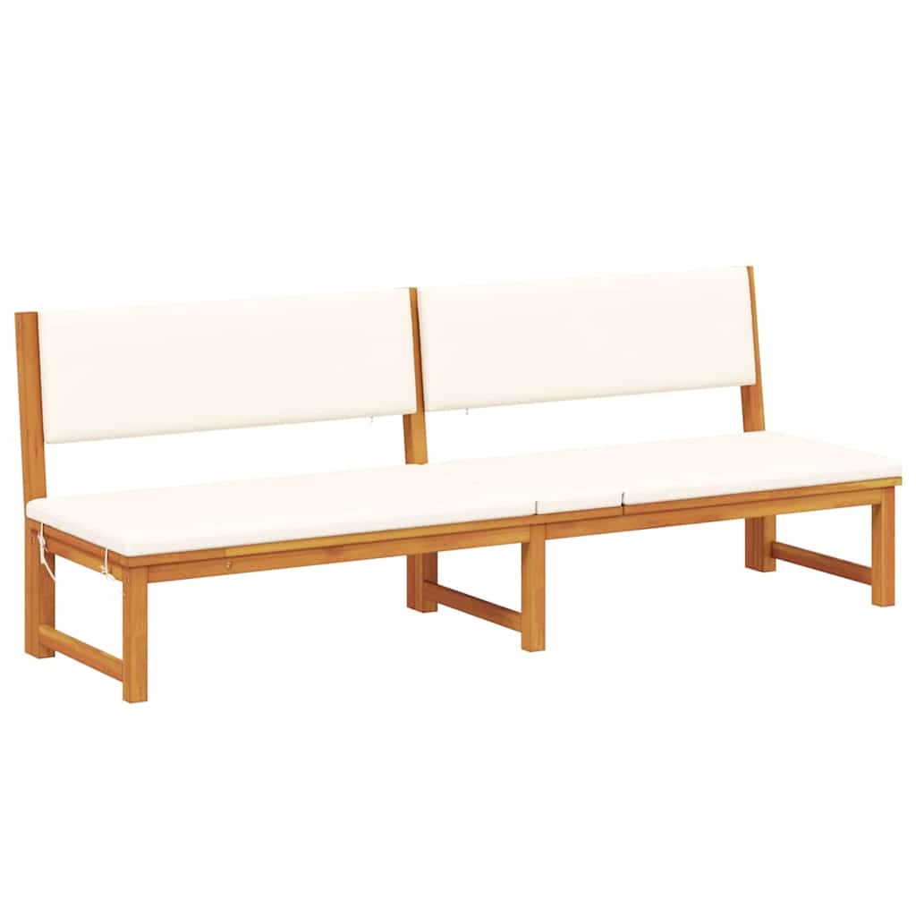 vidaXL Leżak Olej Naturalny 200 x 57 x 75cm Lite drewno akacjowe