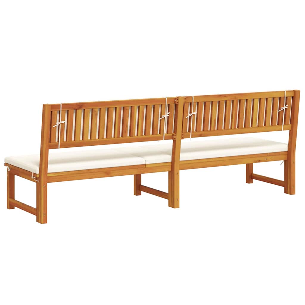 vidaXL Leżak Olej Naturalny 200 x 57 x 75cm Lite drewno akacjowe
