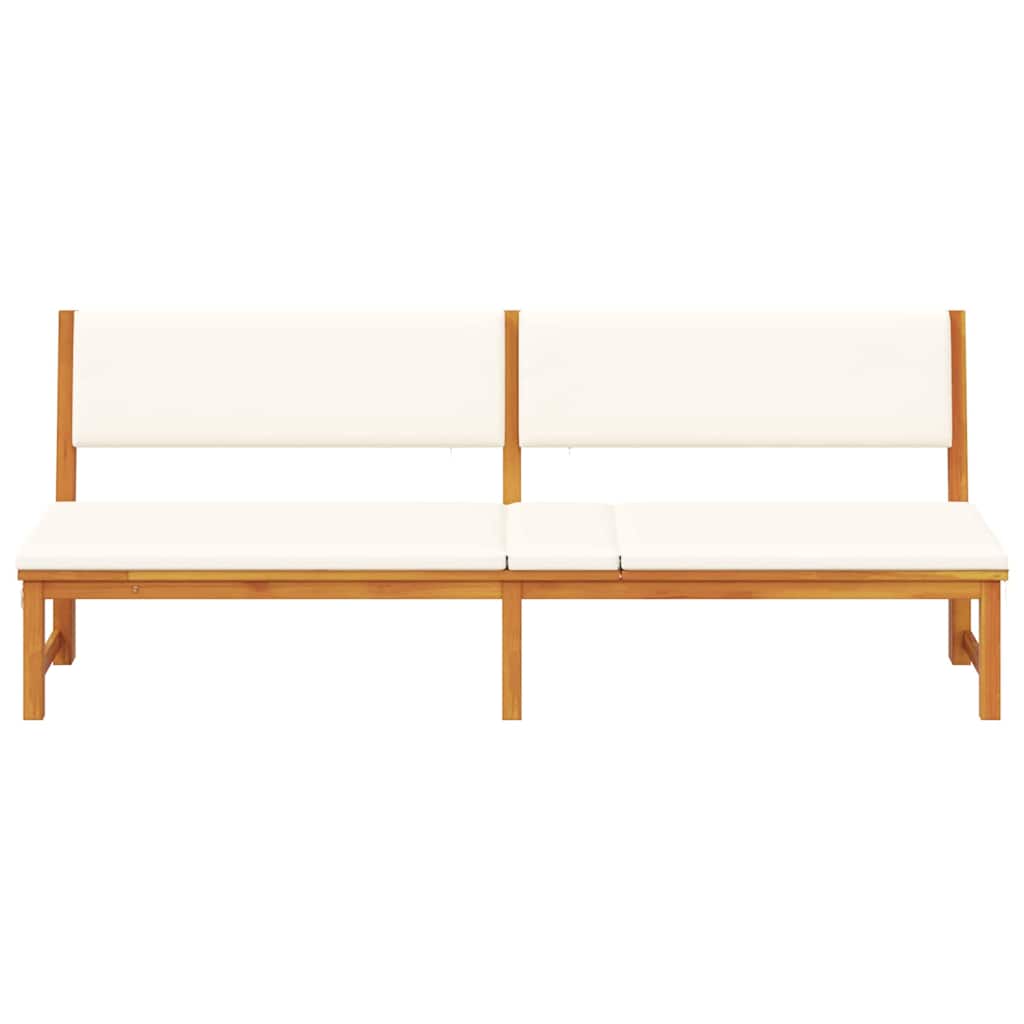 vidaXL Leżak Olej Naturalny 200 x 57 x 75cm Lite drewno akacjowe