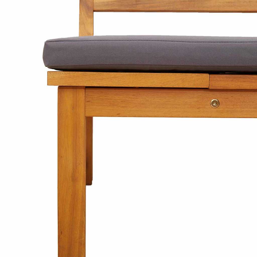 vidaXL Leżak Olej Naturalny 200 x 57 x 75cm Lite drewno akacjowe
