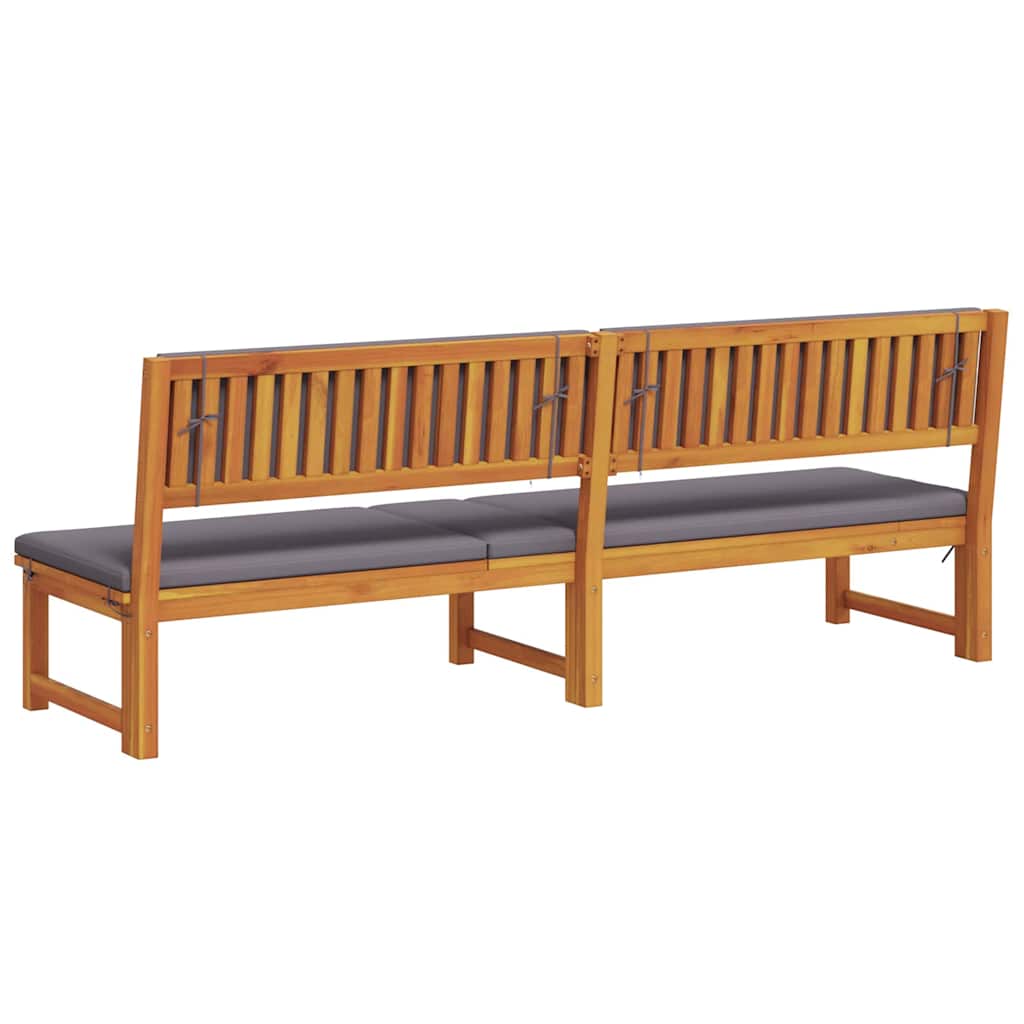 vidaXL Leżak Olej Naturalny 200 x 57 x 75cm Lite drewno akacjowe