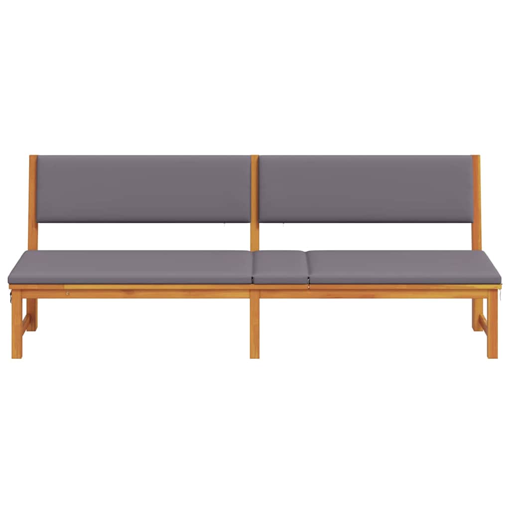 vidaXL Leżak Olej Naturalny 200 x 57 x 75cm Lite drewno akacjowe
