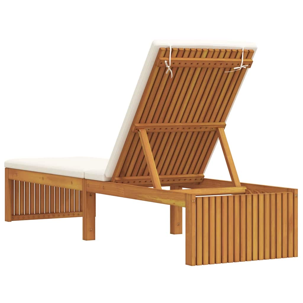 vidaXL Leżak Olej Naturalny 200 x 55 x 94 cm Lite drewno akacjowe