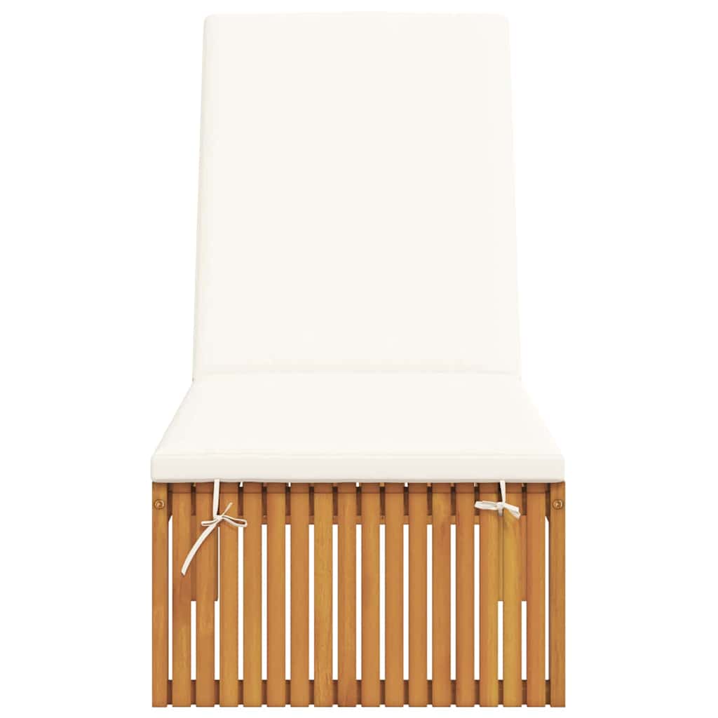 vidaXL Leżak Olej Naturalny 200 x 55 x 94 cm Lite drewno akacjowe